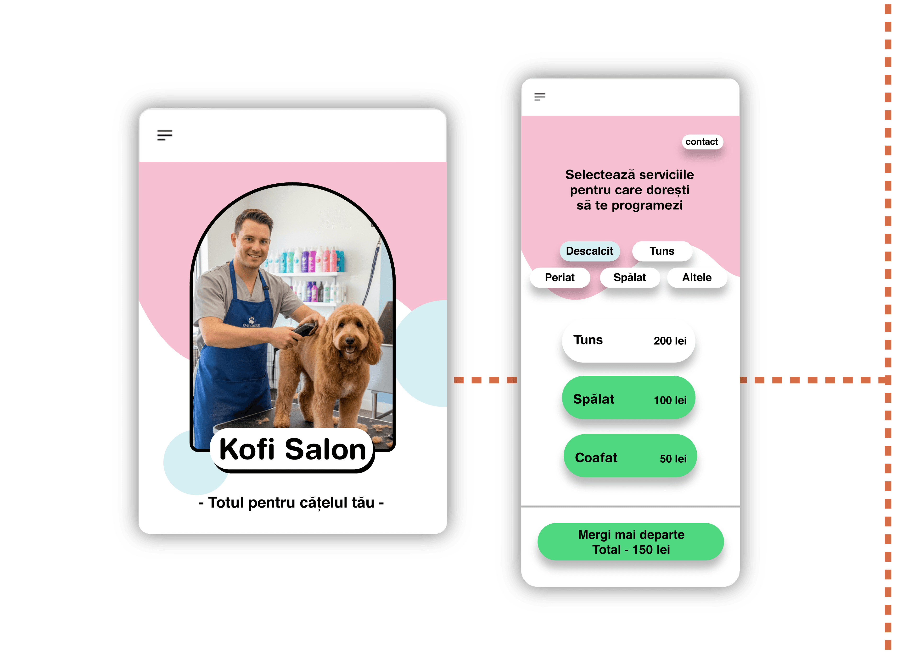 Profil salon și selecție servicii