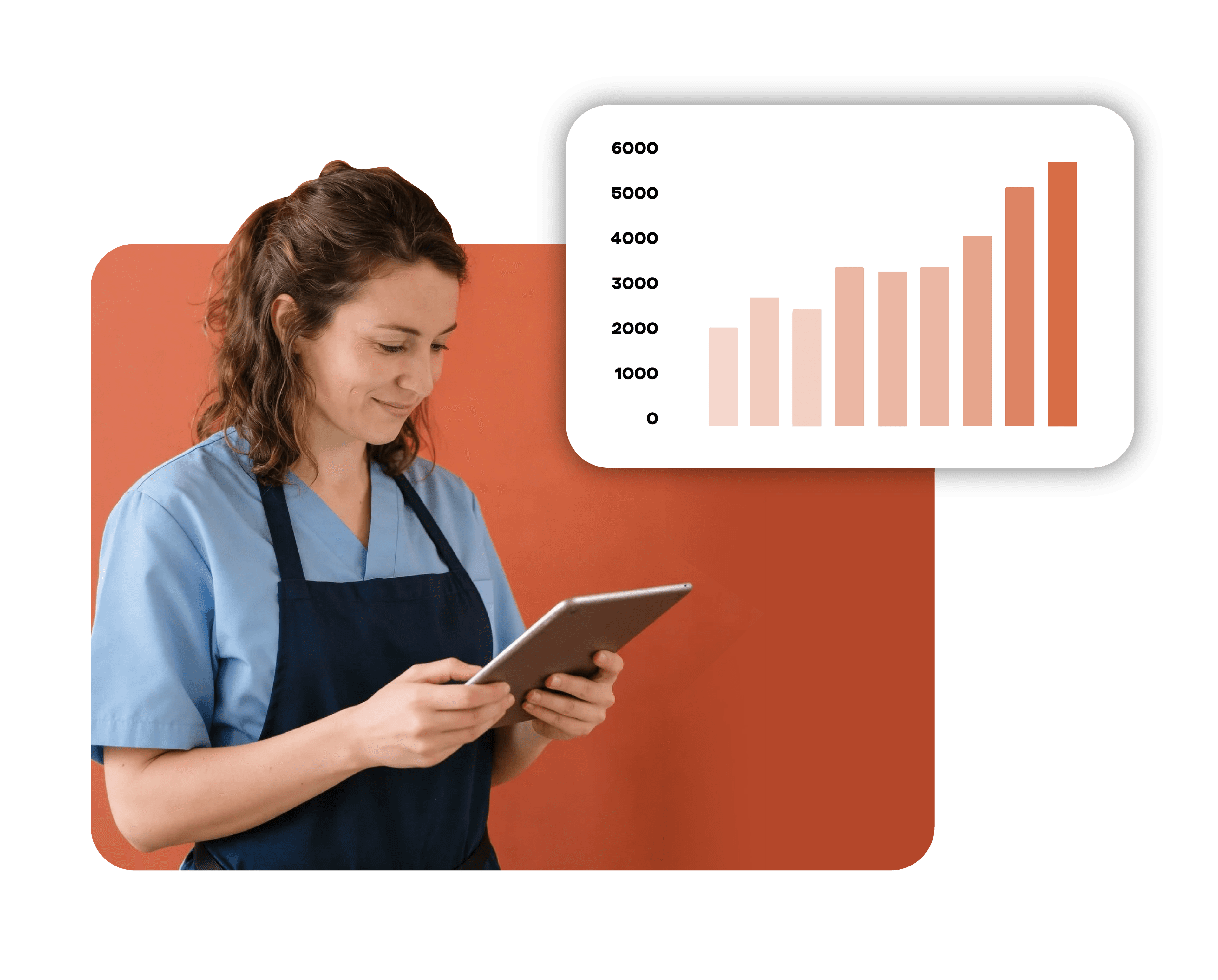 Salon revenue evolution chart