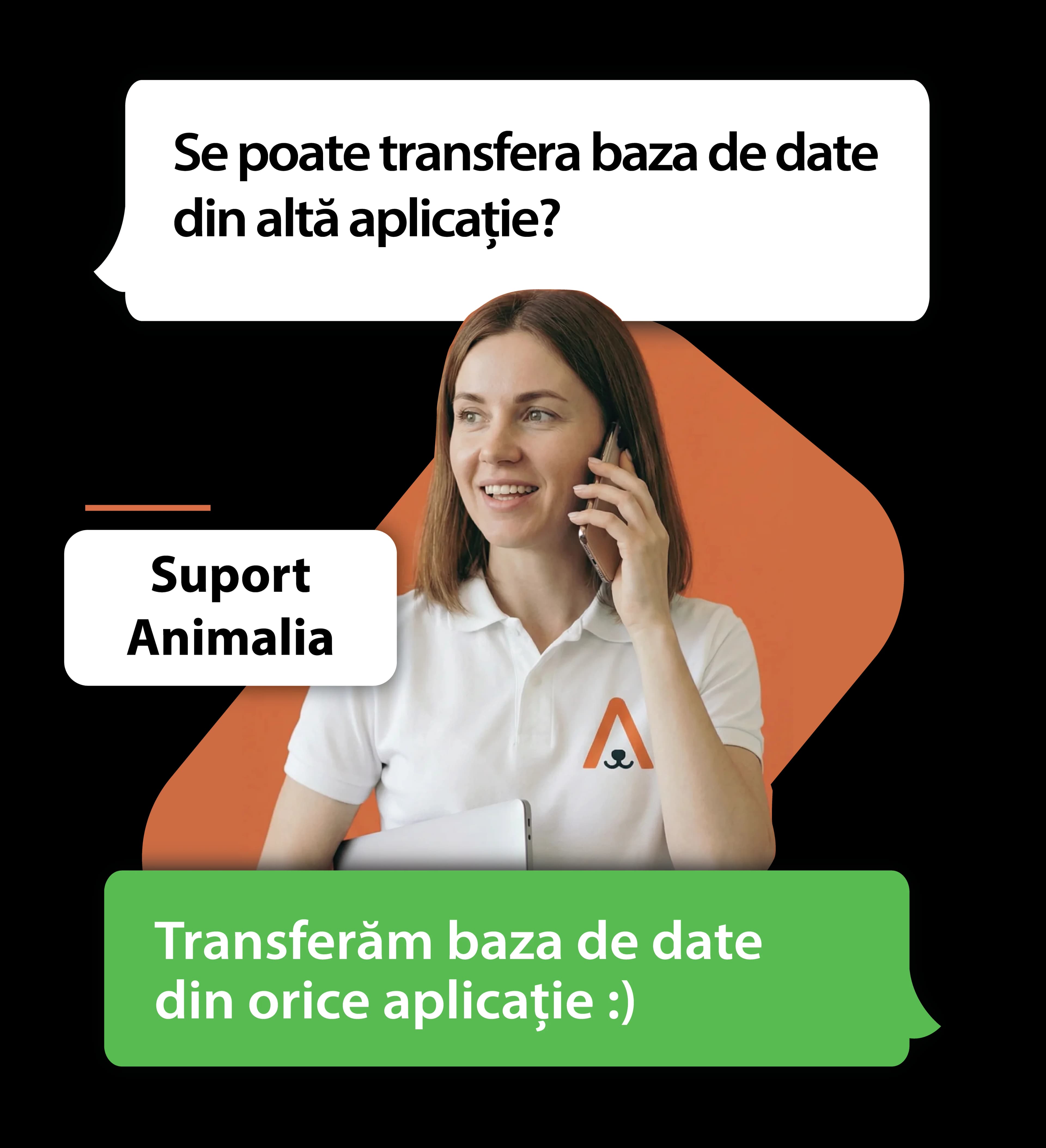 Support Animalia - transfer baza de date